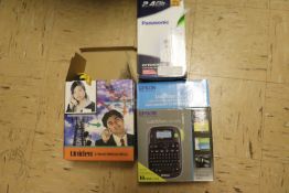 Group of two phones by Uniden, pair of submersible cordless phones, model WXI377, Panasonic cordless