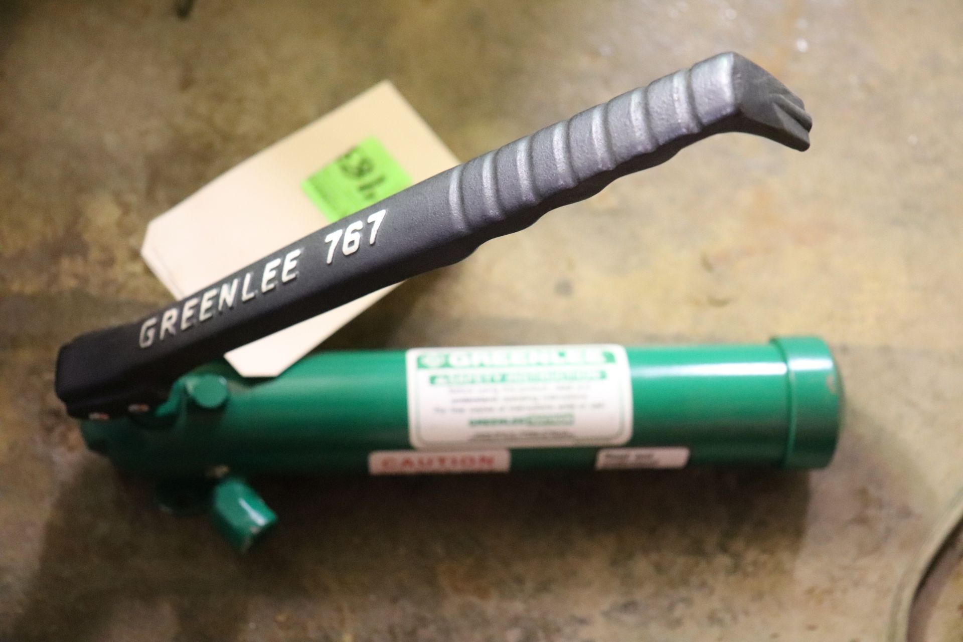 Greenlee 767 hydraulic hand pump