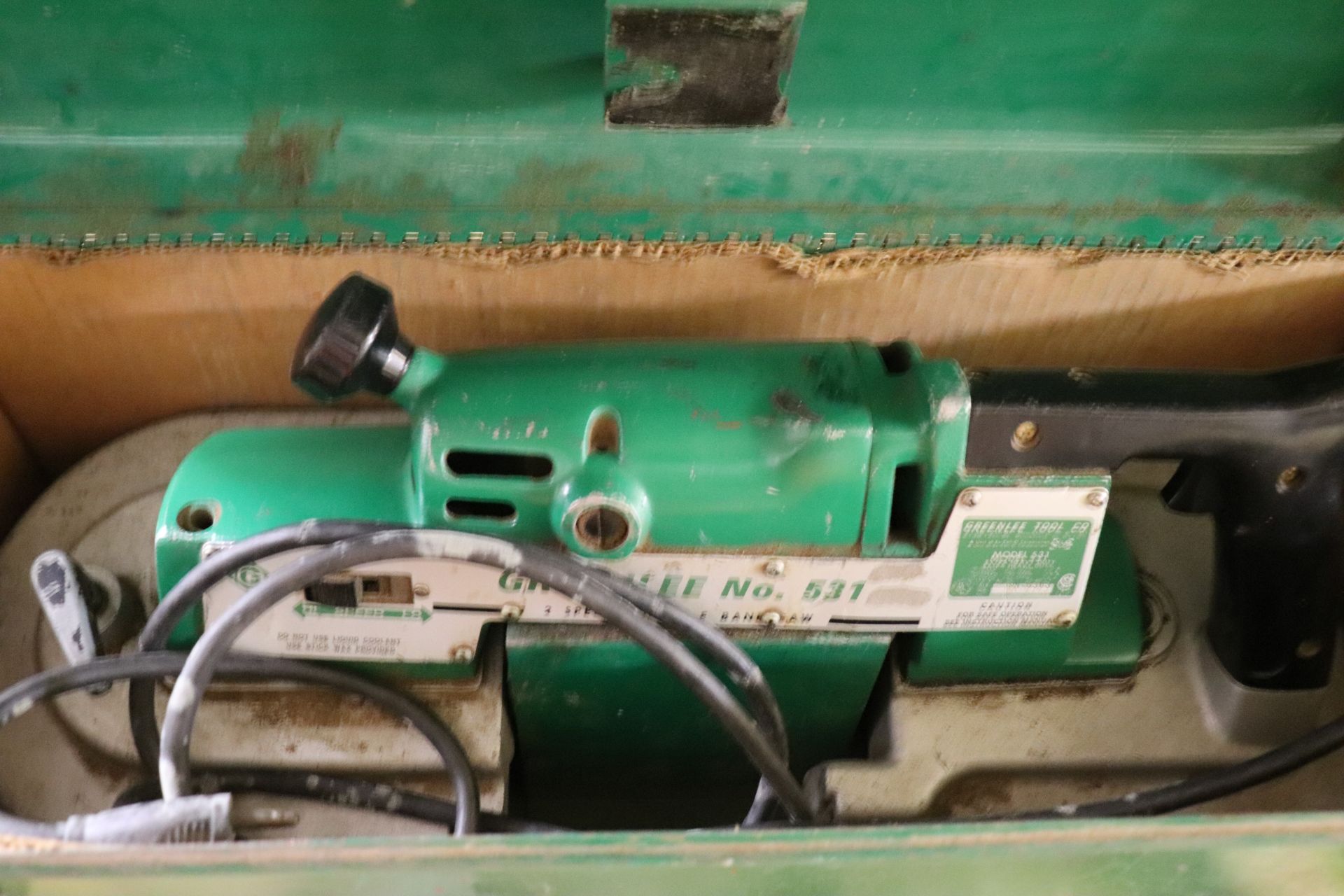 Greenlee 531 portable bandsaw in case - Image 2 of 3