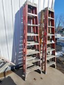 (2) Louisville 8' Step Ladders. Located in Mt. Pleasant, IA.