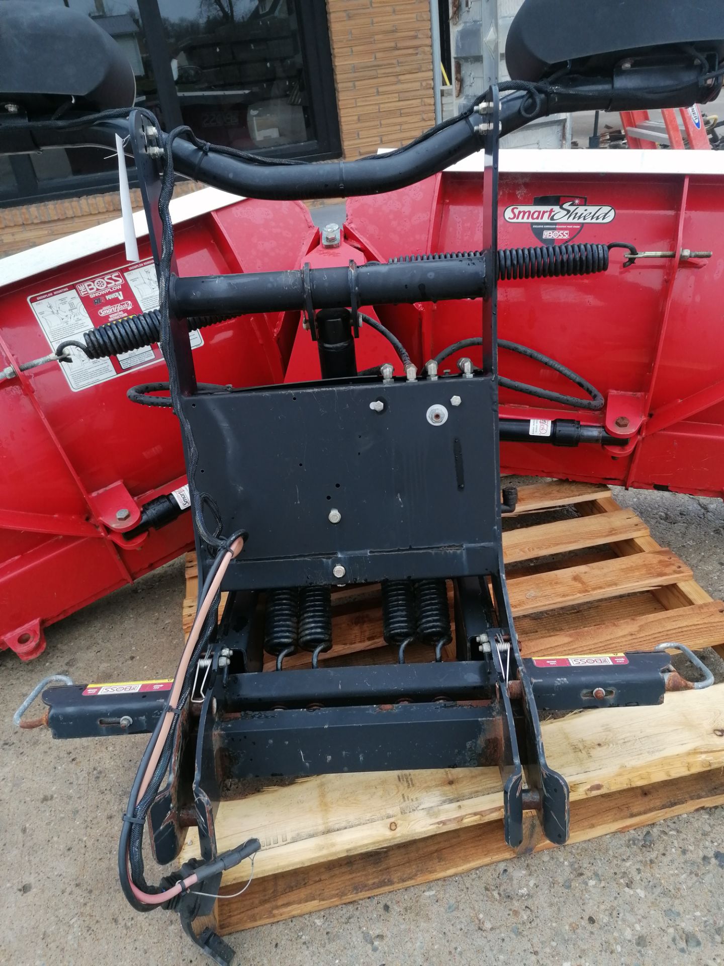 (1) 8' 2" THE BOSS Power-V Snow Plow, Serial #BC086809. Located in Mt. Pleasant, IA. - Image 7 of 20