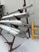 (1) 280 Pieces Galv. Smooth Rod .884 x 12', Cantilever Rack does not go with it. Located in