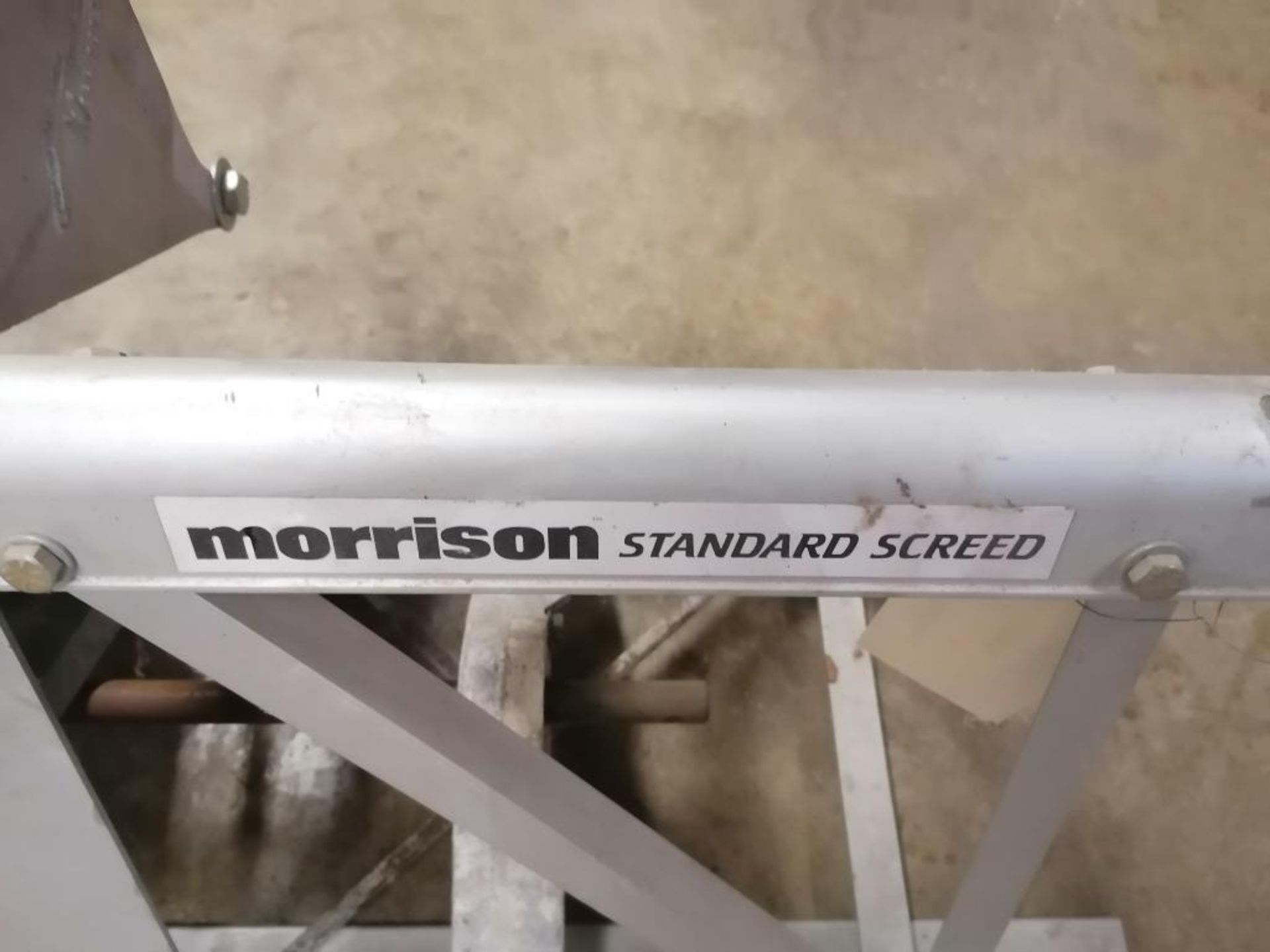 (1) Morrison Standard Screed. Located in Marion, IA. - Image 4 of 6