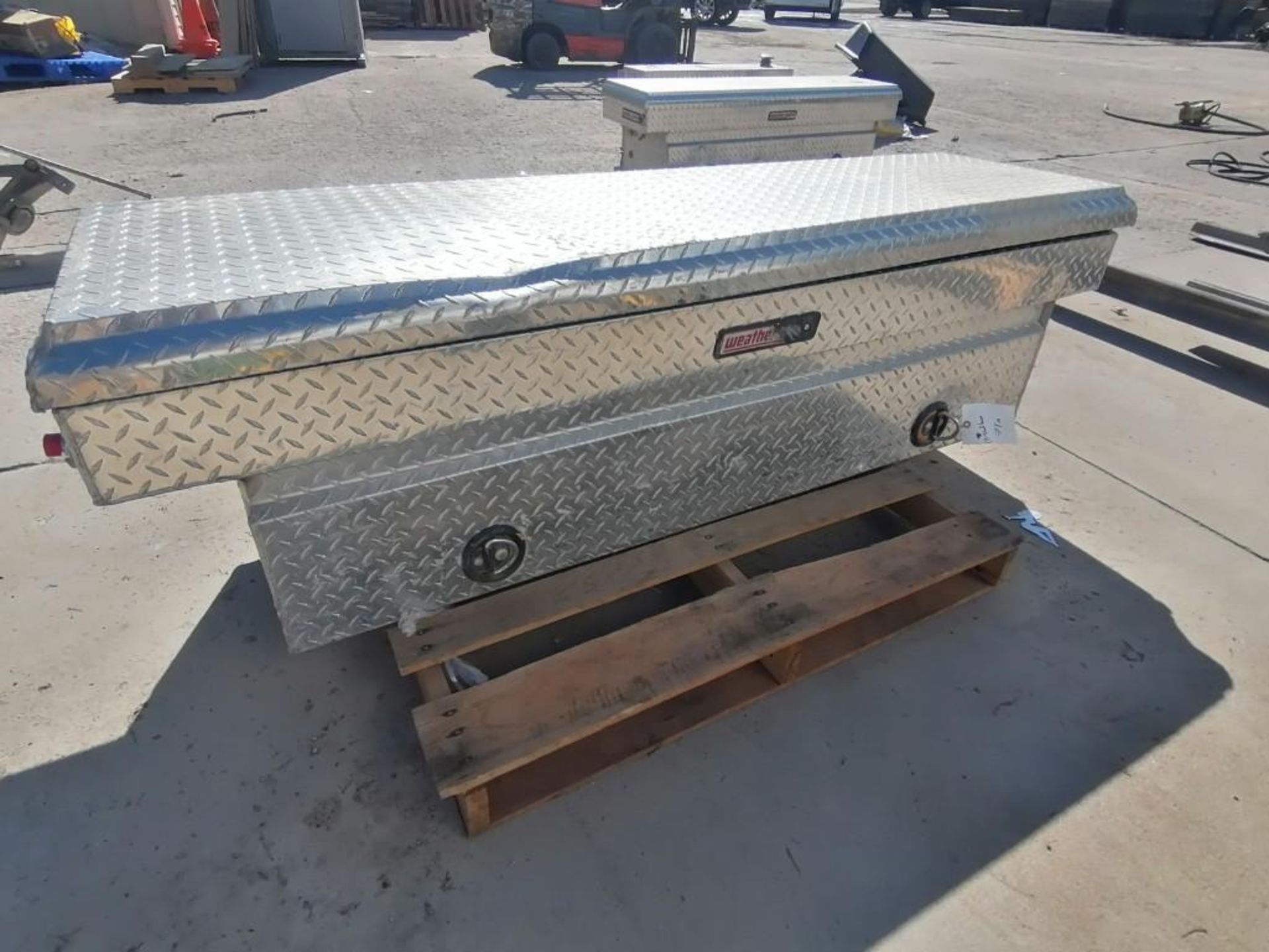 (1) Weatherguard Truck Tool box. Located in Mt. Pleasant, IA. - Image 2 of 4