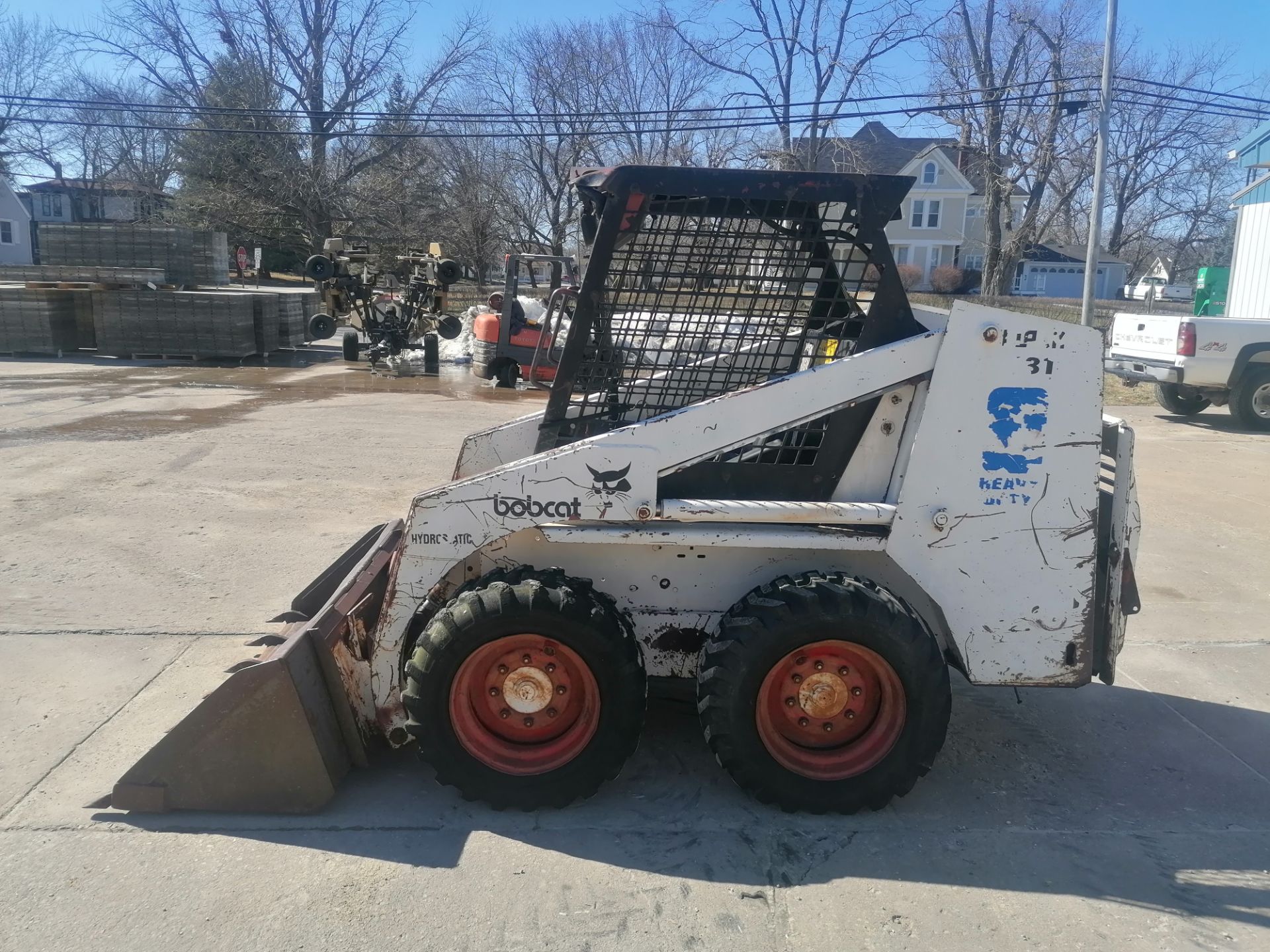 Bobcat Clark 731 Skid Steer, Serial # 5006-M-11959, 3309 Hours. Located in Mt. Pleasant, IA. - Image 5 of 26