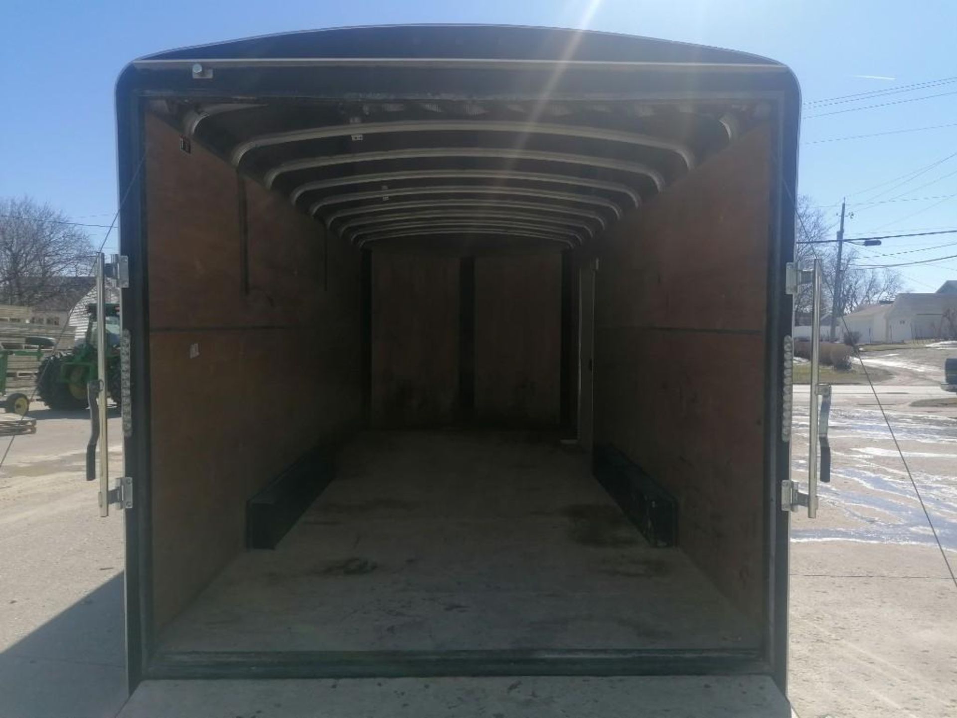 (1) 2017 H&H Enclosed Cargo Trailer, VIN #533CT1824HC264295, 8' x 18' V-Nose. Located in Mt. - Image 11 of 17
