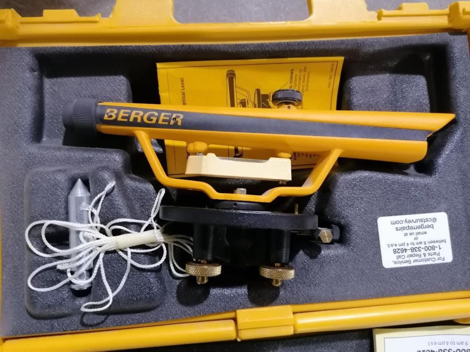 (1) Berger Level & Transit Level, Serial #190-62250. Located in Ottumwa, IA.