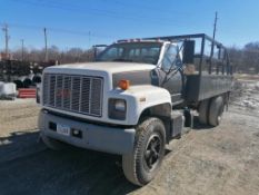 (1) 1991 GMC Topkick C7H042 Truck. VIN #1GDL7H1P4MJ510799. Automatic Transmission, 48107 Miles.