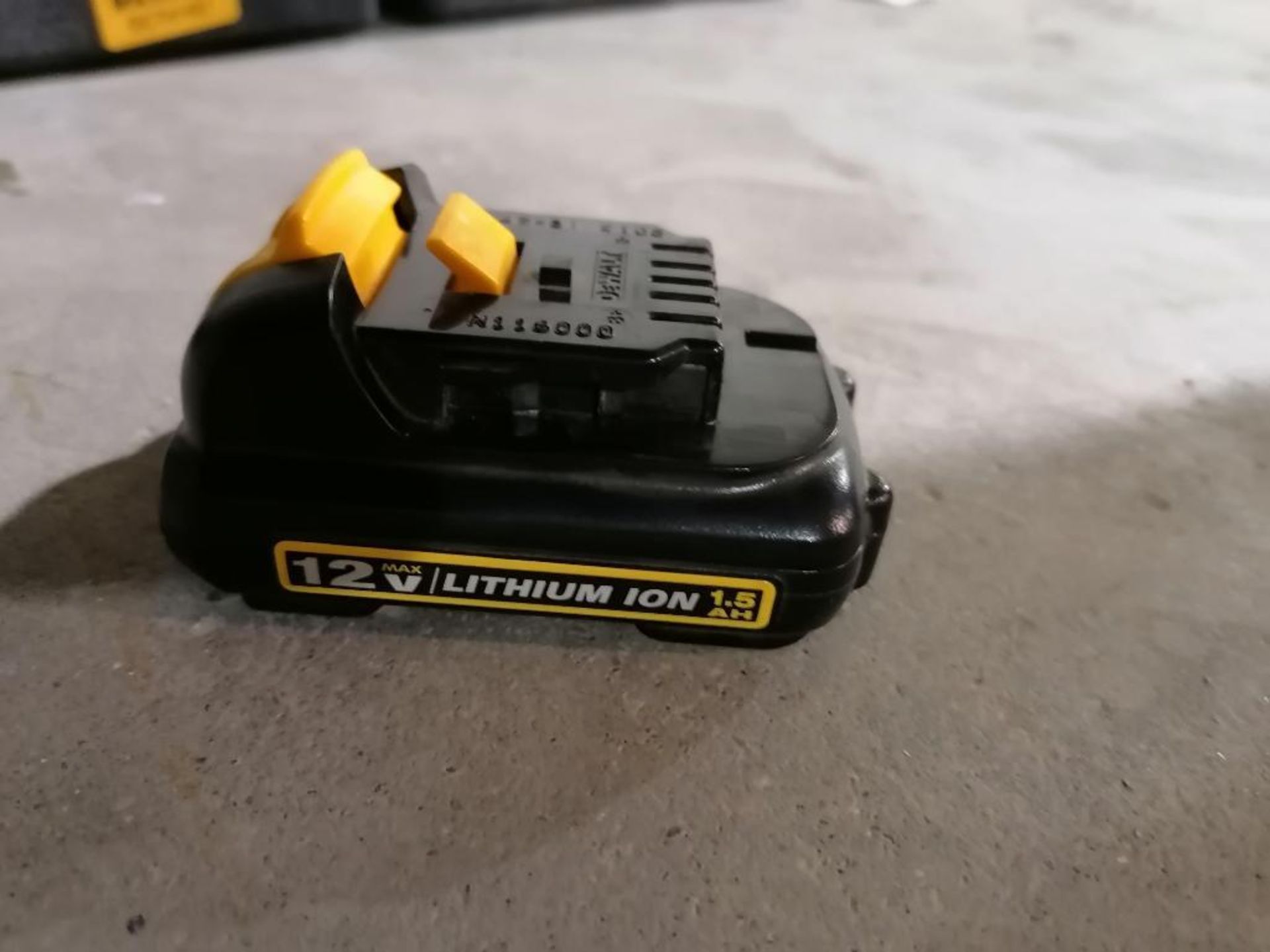 (1) NEW DeWalt DCT414, 12V IR Thermometer, with 12V Battery & DCB100 Battery Charger. Located in - Image 9 of 10