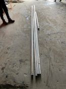 (4) 15' Aluminum Poles & (1) 6' Aluminum Poles. Located in Ottumwa, IA.