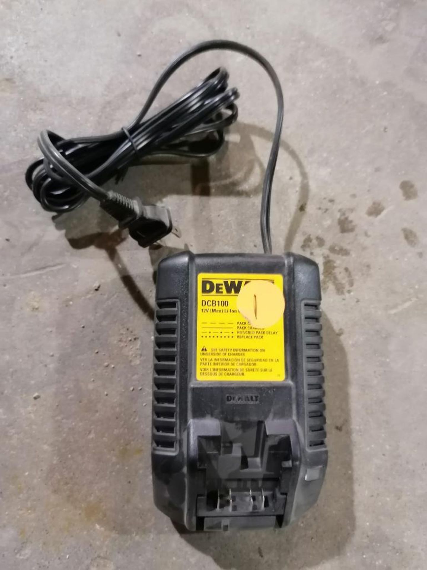 (1) NEW DeWalt DCT414, 12V IR Thermometer, with 12V Battery & DCB100 Battery Charger. Located in - Image 8 of 10