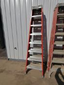 (2) Louisville 8' Step Ladders. Located in Mt. Pleasant, IA.