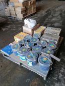 (1) Pallet of Screws & Nails. (13) Boxes of Tyrex #8 x 2",(2) Boxes of 8D Vinyl Coated Clipped