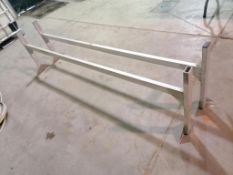 (2) 6' 3" Aluminum Ladder Rack to fit on a Cargo Trailer. Located in Ottumwa, IA.