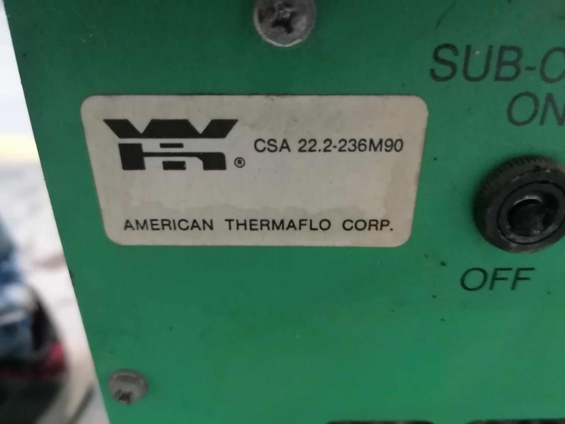 (1) American Thermaflo Corporation Transfer Pump. Located in Mt. Pleasant, IA. - Image 5 of 5