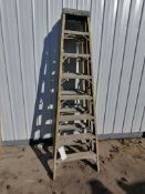 (2) Louisville 8' Step Ladders. Located in Mt. Pleasant, IA.