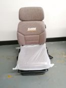 (1) Case Dozer Seat Air Ride Air Suspension Sears Manufacturing, Serial #024051703290. Located in