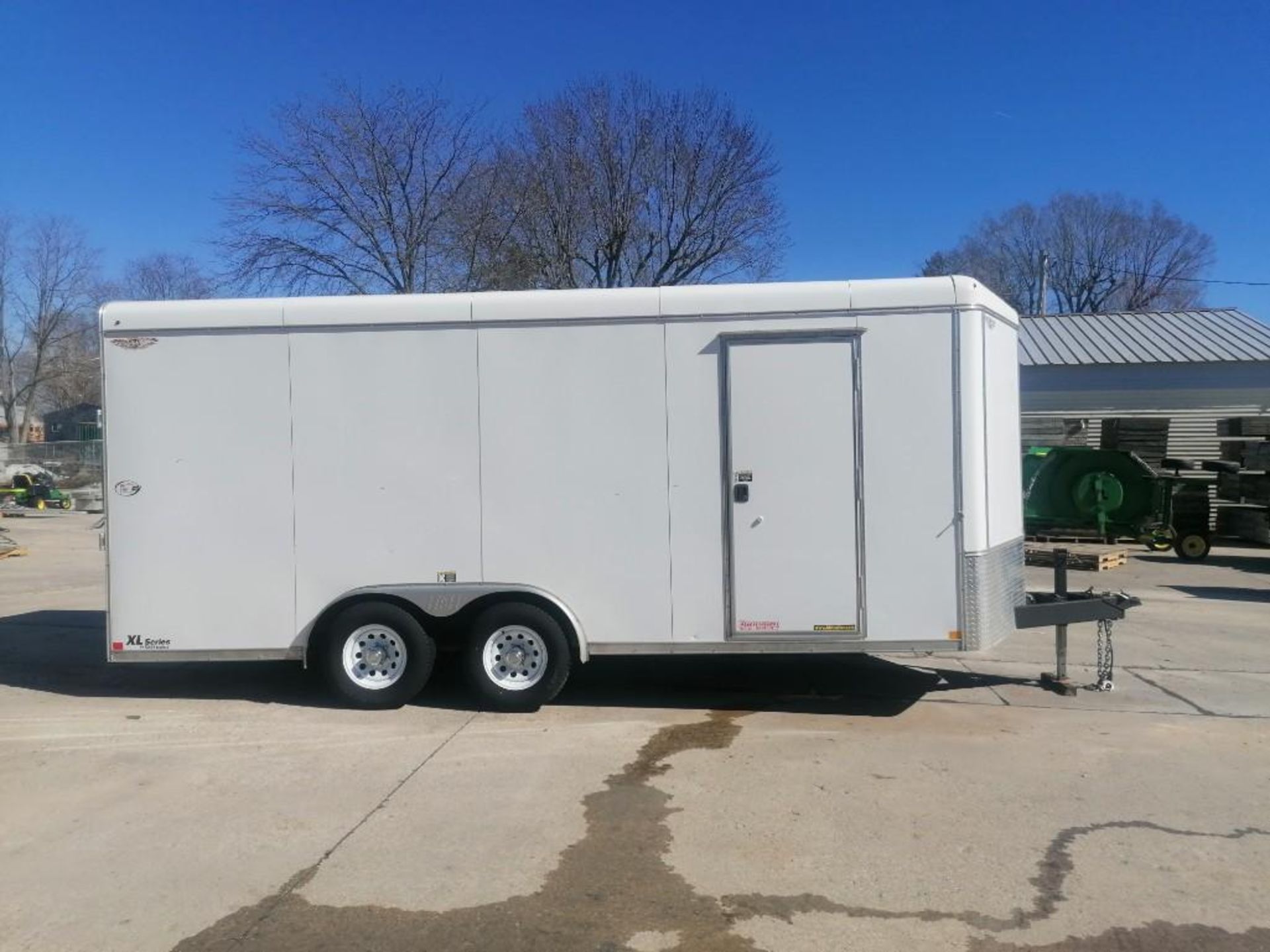 (1) 2017 H&H Enclosed Cargo Trailer, VIN #533CT1824HC264295, 8' x 18' V-Nose. Located in Mt. - Image 5 of 17