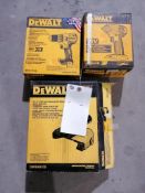 (1) NEW DeWalt DCD791B, 20 V Compact Brushless Drill, (1) DeWalt DC823B 3/8" 18 Volt Cordless Impact