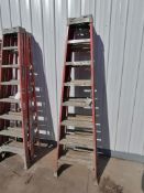 (2) Louisville 8' Step Ladders. Located in Mt. Pleasant, IA.