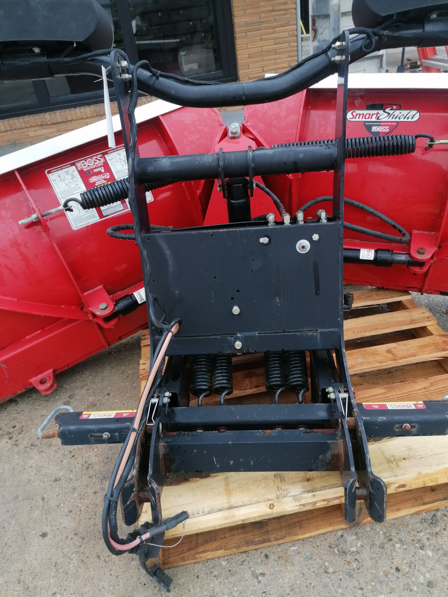(1) 8' 2" THE BOSS Power-V Snow Plow, Serial #BC086809. Located in Mt. Pleasant, IA. - Image 6 of 20
