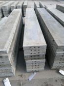 (10) 12" x 8' Wall-Ties Smooth Aluminum Concrete Forms 6-12 Hole Pattern. Located in Mt. Pleasant,