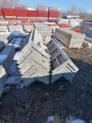 (16) 12" x 12" x 4' Wraps Durand Smooth Aluminum Concrete Forms 6-12 Hole Pattern. Located in