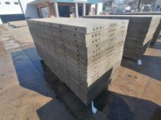 (20) 3' x 8' Wall-Ties Smooth Aluminum Concrete Forms 6-12 Hole Pattern. Located in Mt. Pleasant,