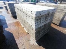 (20) 3' x 8' Wall-Ties Smooth Aluminum Concrete Forms 6-12 Hole Pattern. Located in Mt. Pleasant,