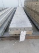 (1) 14" x 8' , (1) 13" x 8' & (1) 12" x 8' Wall-Ties Smooth Aluminum Concrete Forms 6-12 Hole