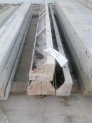 (3) 4" X 6" x 9' & (1) 6" x 6" x 9' Full ISC Wall-Ties Smooth Aluminum Concrete Forms 6-12 Hole
