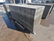 (20) 3' x 8' Wall-Ties Smooth Aluminum Concrete Forms 6-12 Hole Pattern. Located in Mt. Pleasant,