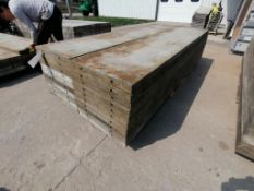 (20) 2' x 9' Laydowns Wall-Ties Smooth Aluminum Concrete Forms 6-12 Hole Pattern. Located in Mt.