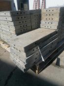 (5) 12" x 2' Wall-Ties Smooth Aluminum Concrete Forms 6-12 Hole Pattern. Located in Mt. Pleasant,