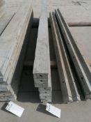 (8) 4" x 8' Wall-Ties Smooth Aluminum Concrete Forms 6-12 Hole Pattern. Located in Mt. Pleasant,