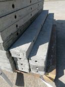 (7) 4" x 4' Wall-Ties Smooth Aluminum Concrete Forms 6-12 Hole Pattern. Located in Mt. Pleasant,