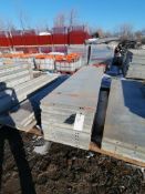 (11) 23" x 8' Western Smooth Aluminum Concrete Forms 6-12 Hole Pattern. Located in Lincoln, NE.