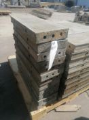 (12) 8" x 2' Wall-Ties Smooth Aluminum Concrete Forms 6-12 Hole Pattern. Located in Mt. Pleasant,