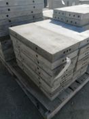 (8) 10" x 2' Wall-Ties Smooth Aluminum Concrete Forms 6-12 Hole Pattern. Located in Mt. Pleasant,