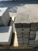 (8) 6" x 2' Wall-Ties Smooth Aluminum Concrete Forms 6-12 Hole Pattern. Located in Mt. Pleasant,