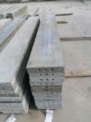 (12) 12" x 8' Wall-Ties Smooth Aluminum Concrete Forms 6-12 Hole Pattern. Located in Mt. Pleasant,