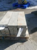 (10) 6" x 2' Wall-Ties Smooth Aluminum Concrete Forms 6-12 Hole Pattern. Located in Mt. Pleasant,