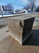 (20) 3' x 4' with 2" Ledge Wall-Ties Smooth Aluminum Concrete Forms 6-12 Hole Pattern. Located in