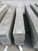 (10) 10" x 8' Wall-Ties Smooth Aluminum Concrete Forms 6-12 Hole Pattern. Located in Mt. Pleasant,