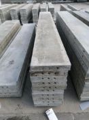 (10) 12" x 8' Wall-Ties Smooth Aluminum Concrete Forms 6-12 Hole Pattern. Located in Mt. Pleasant,