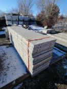 (16) 22" x 8' Western Smooth Aluminum Concrete Forms 6-12 Hole Pattern. Located in Lincoln, NE.