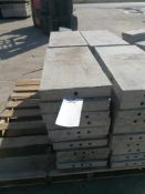 (10) 12" x 2' Wall-Ties Smooth Aluminum Concrete Forms 6-12 Hole Pattern. Located in Mt. Pleasant,