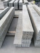 (12) 8" x 8' Wall-Ties Smooth Aluminum Concrete Forms 6-12 Hole Pattern. Located in Mt. Pleasant,