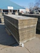 (20) 3' x 10' Wall-Ties Smooth Aluminum Concrete Forms 6-12 Hole Pattern. Located in Mt. Pleasant,