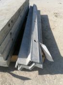 (4) 4' W's Wall-Ties Smooth Aluminum Concrete Forms 6-12 Hole Pattern. Located in Mt. Pleasant, IA.